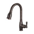 Forraje Single Handle Pull-Down Kitchen Faucet - Moroccan Bronze FO2635675